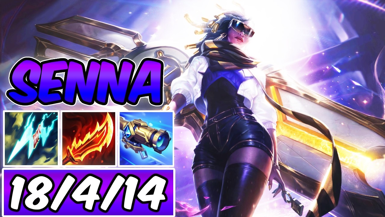 NEW BROKEN SENNA BUILD - THIS IS OP | Senna ADC Gameplay | League of Legends background