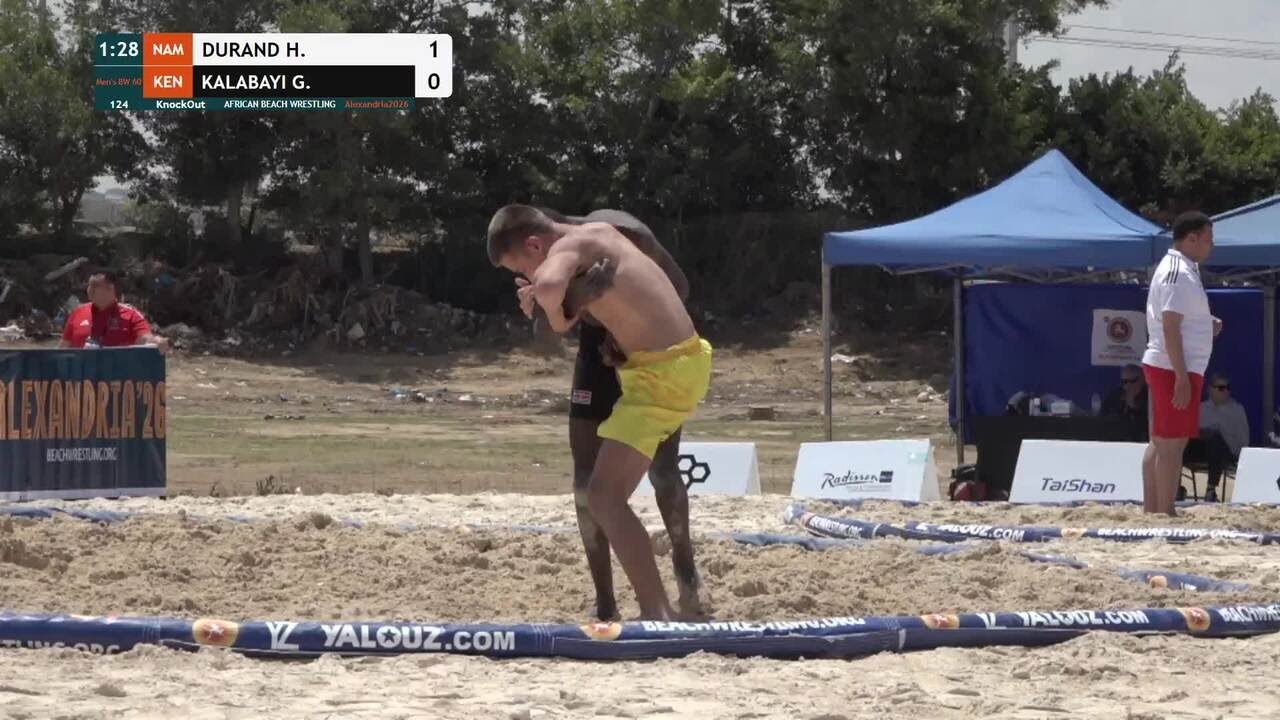 Henrico Pieter DURAND (NAM) vs. Galfin Wagira KALABAYI (KEN) • KnockOut • Men's BW 60Kg