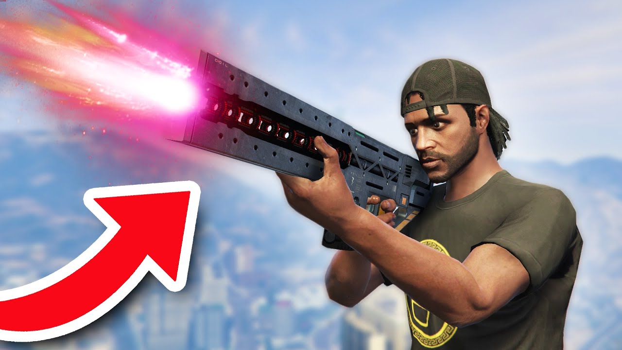 THE RAILGUN MIGHT BE MY NEW FAVORITE WEAPON! | GTA 5 THUG LIFE #516 background