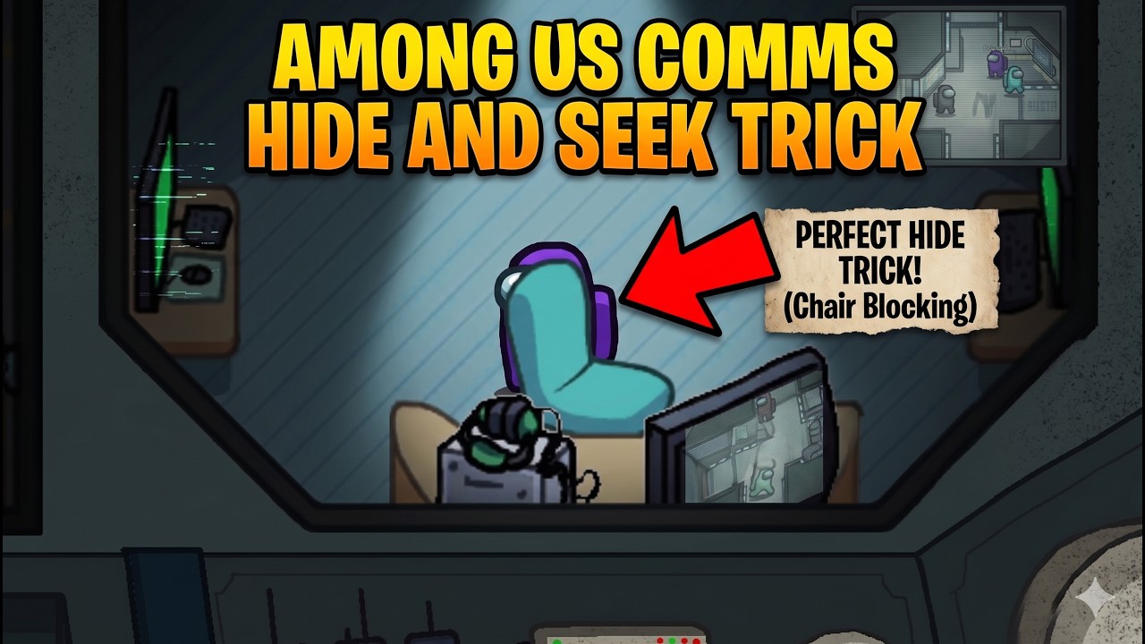 Among Us - Tips & Tricks #1 (Hide and Seek) background