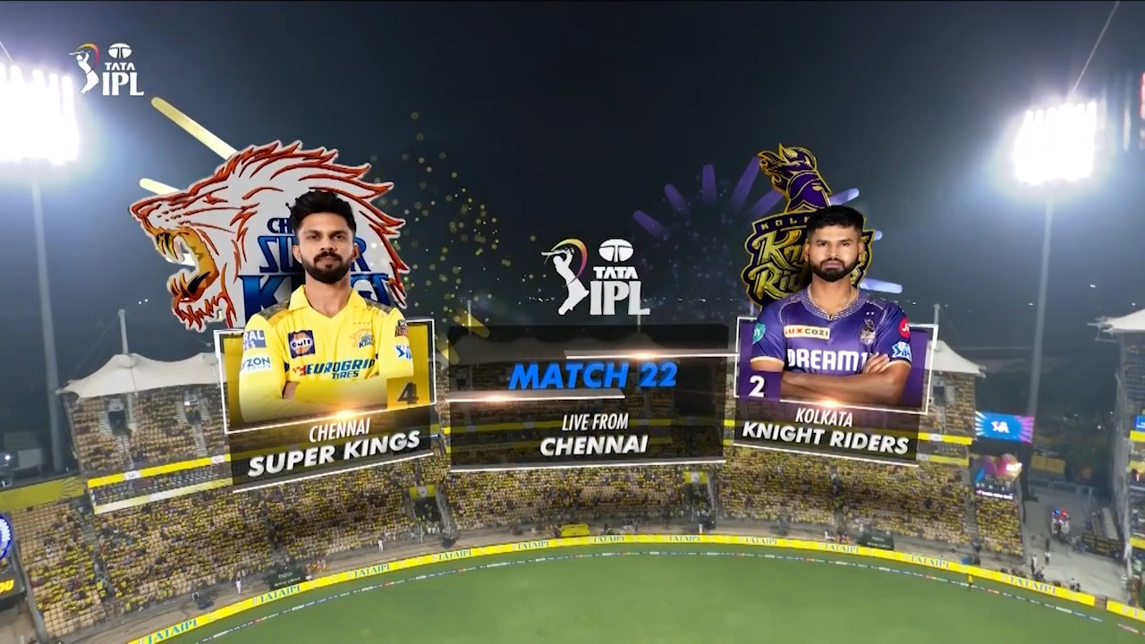 IPL 2024 M22: CSK vs KKR – Match Highlights