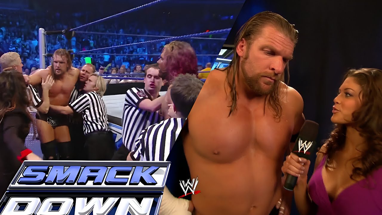 Triple H Backstage Interview (HHH & Jeff Hardy Brawl) Before Armageddon SMACKDOWN! Dec 12,2008