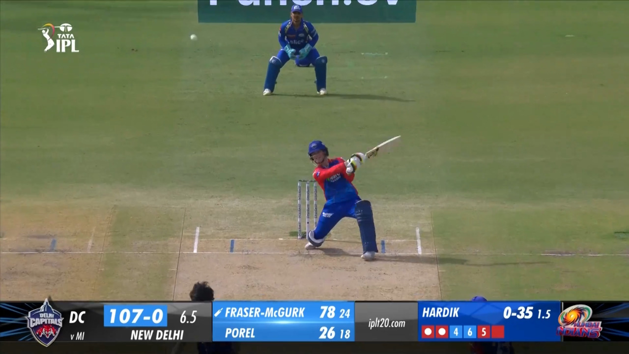M43: DC vs MI – Jake Fraser-McGurk Six