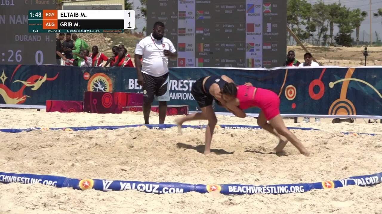 Malak Emad Mohamed Abdelhamid ELTAIB (EGY) vs. Meriem Safiya GRIB (ALG) • Round 3 • Women's BW 45Kg