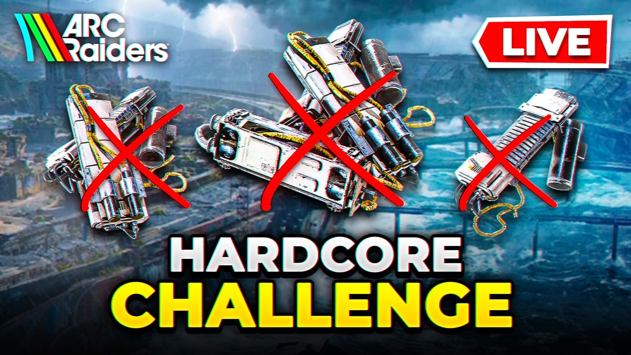 ARC Raiders Hardcore Challenge | NO SHIELDS on Riven Tides ЁЯТА background