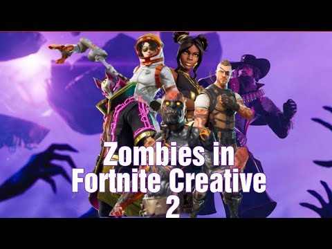 Zombies in Fortnite Creative 2 background