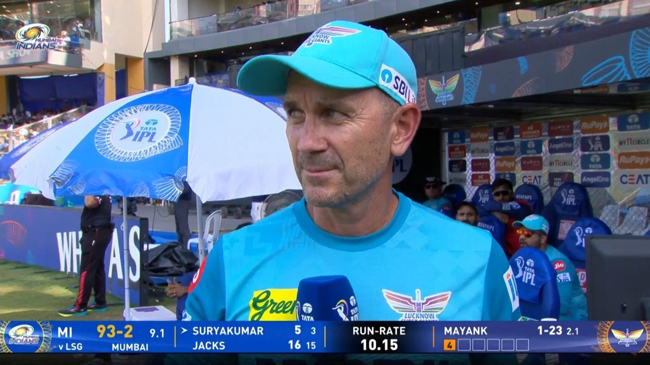 IPL 2025 M45: MI vs LSG - On the mic: Justin Langer