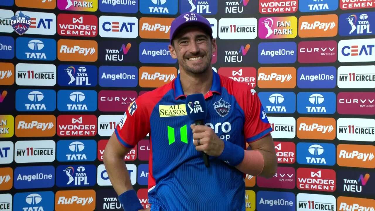 IPL 2025 M10: DC vs SRH - Mitchell Starc Interview
