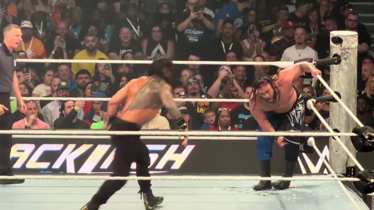 Roman Reigns vs Fatu Part 2 - WWE Backlash 5/9/26