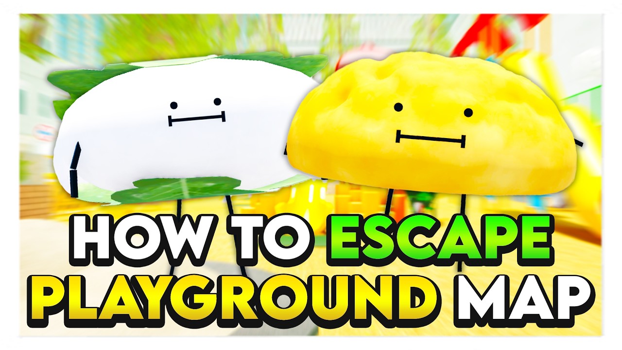 How To ESCAPE PLAYGROUND MAP in Secret Staycation on Roblox! 🥬 background