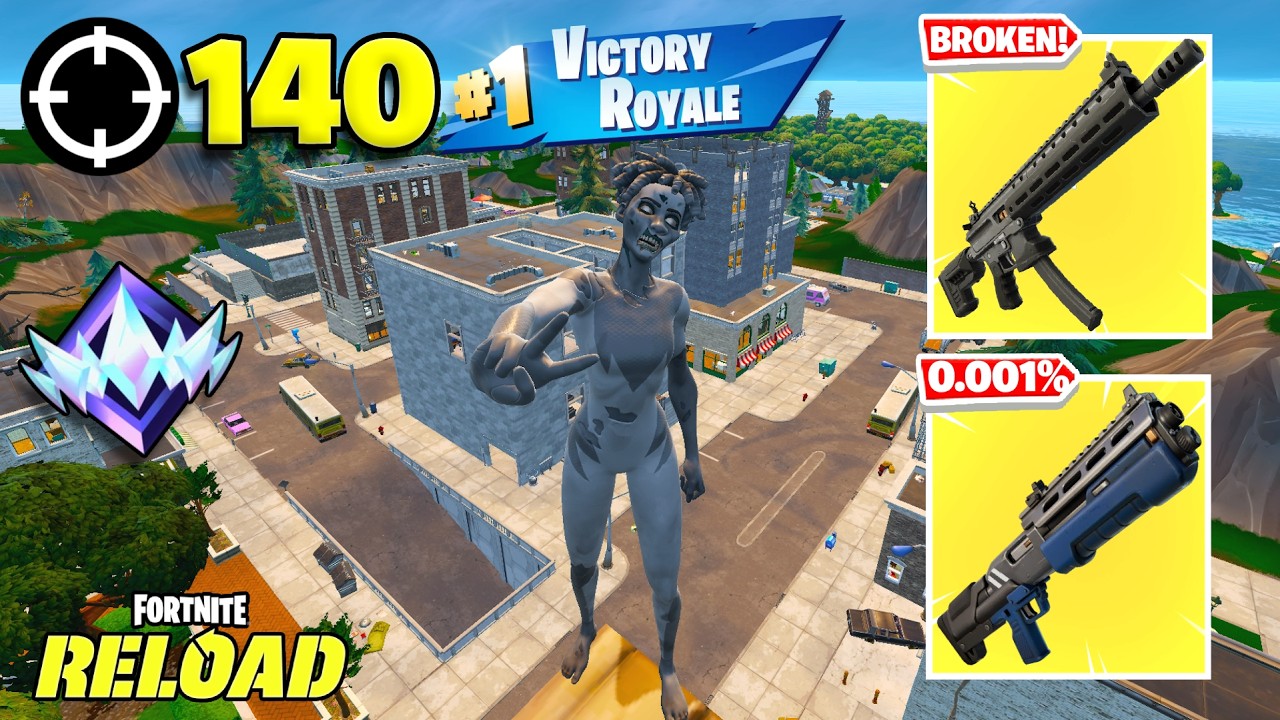 140 Elimination "RANKED RELOAD” Gameplay Wins (Fortnite Chapter 7 PS5 Controller)