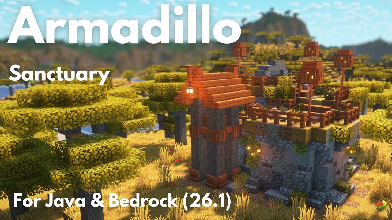 ARMADILLO SANCTUARY | Minecraft Tutorial | Java & Bedrock 26.1
