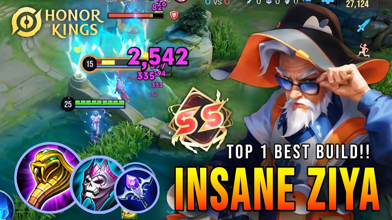 BROKEN MAGE!! Ziya 100% Annoying Mid Lane Monster - Top 1 Best Build | Honor of Kings