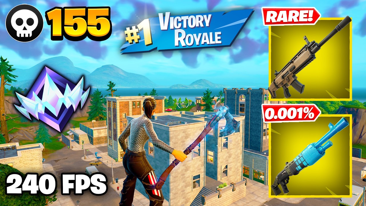 155 Elimination "RANKED RELOAD" Gameplay Wins (Fortnite Chapter 7 Keyboard & Mouse)