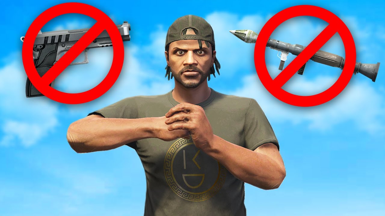 GTA 5 But I Can't Use ANY Weapons! | GTA 5 THUG LIFE #520 background