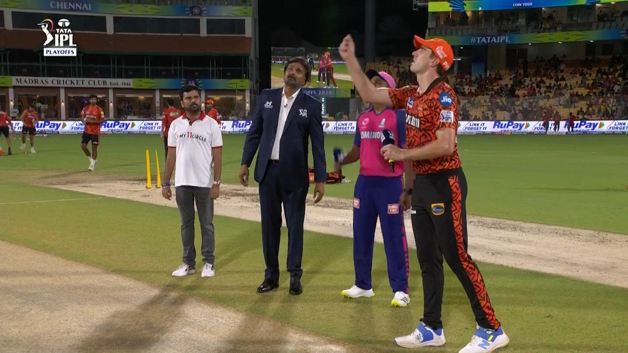 Q2: SRH vs RR – Toss