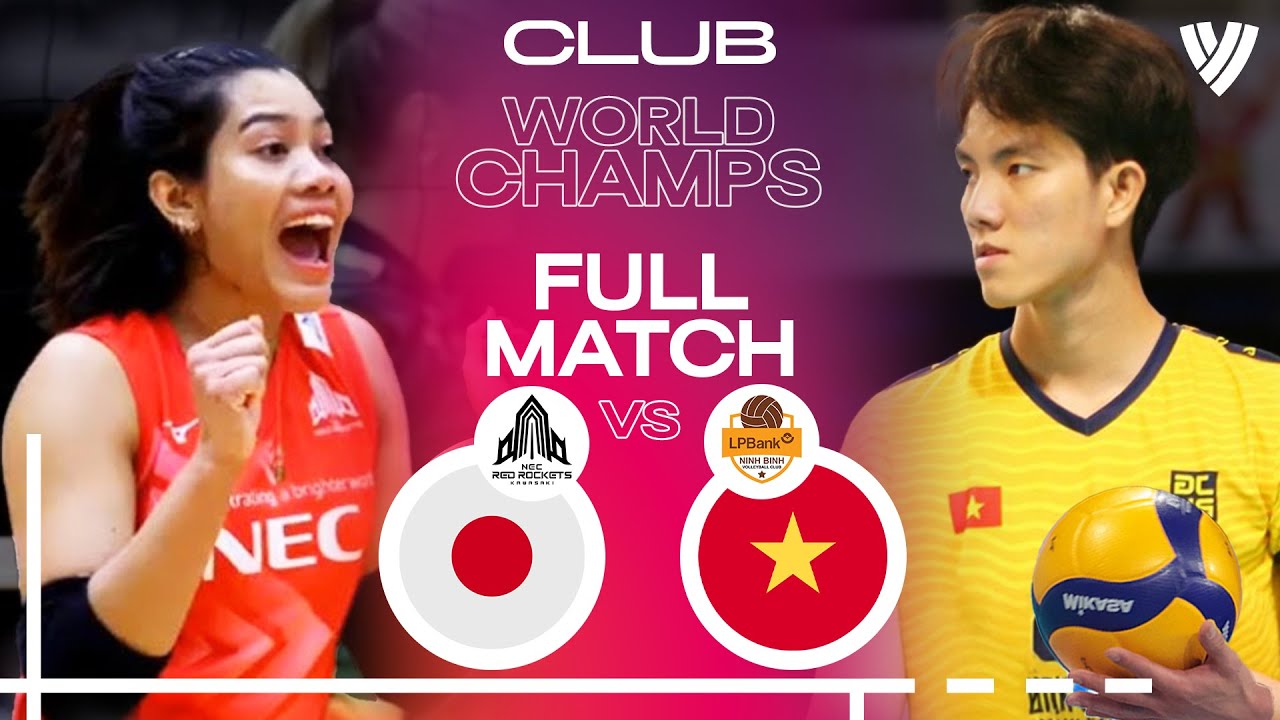 Red Rockets ЁЯЗпЁЯЗ╡ vs. Ninh B├мnh ЁЯЗ╗ЁЯЗ│ | Full Match | Women's Club World Champs 2024 | Pool Play Volleyball background
