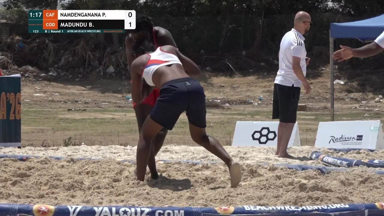 Pamela Lisette NAMDENGANANA (CAF) vs. Bometela Noella MADUNDU (COD) • B | Round 1 • Women's BW 65Kg