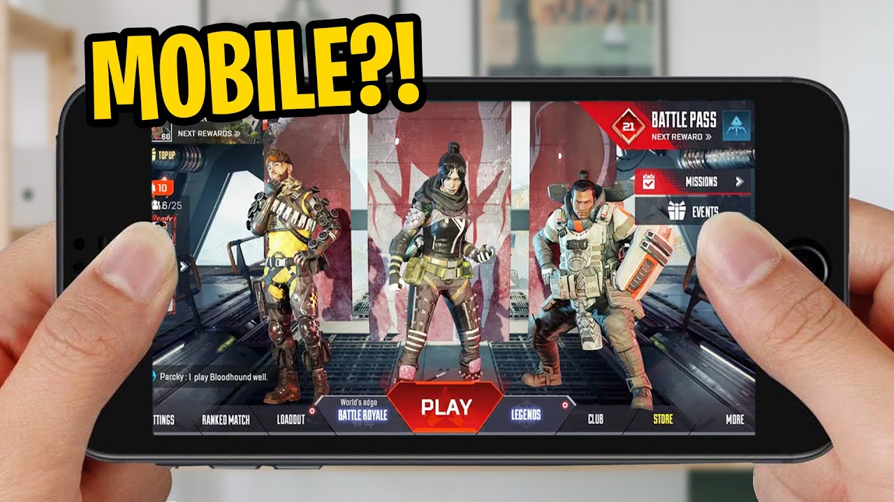 YOU CAN PLAY APEX LEGENDS ON YOUR PHONE! (Apex Legends Mobile)