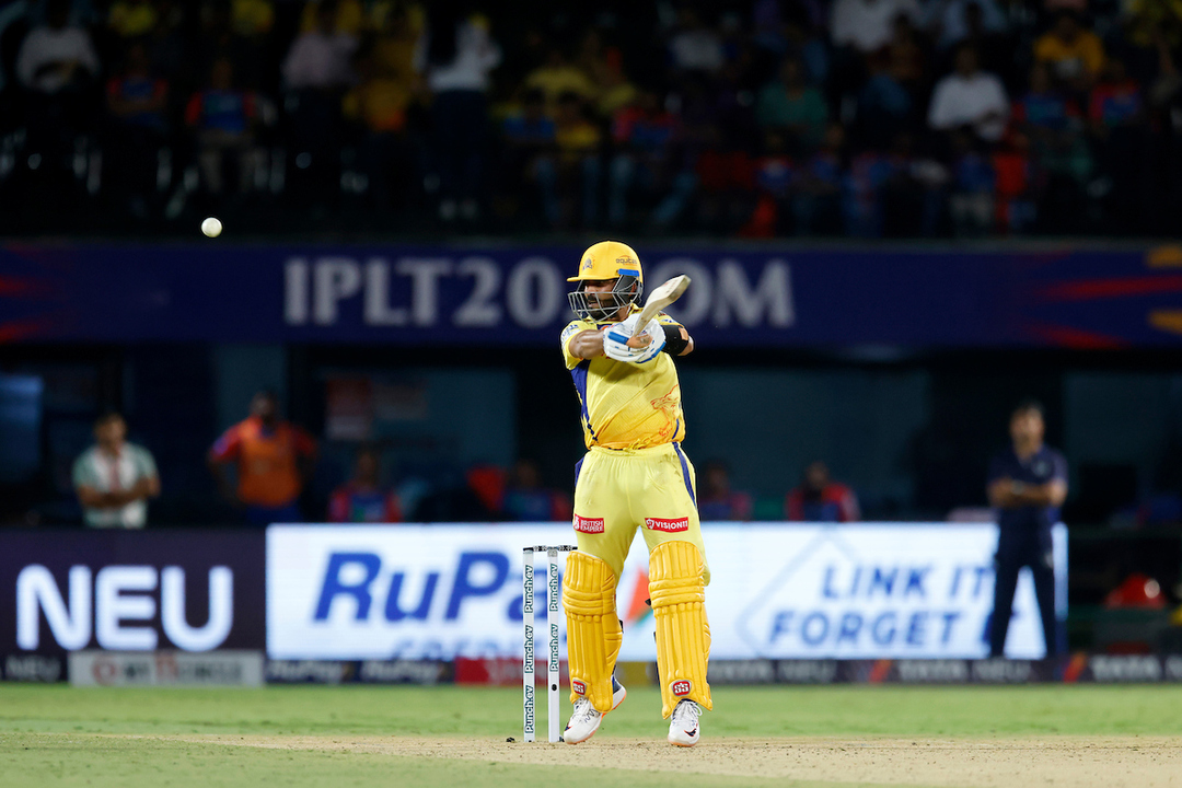 Rahane's fighting knock of 45(30) background