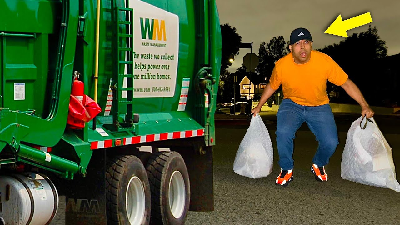I GOT A JOB AS A GARBAGE MAN... AND SOMEONE'S TRYING TO KILL ME!! backdrop