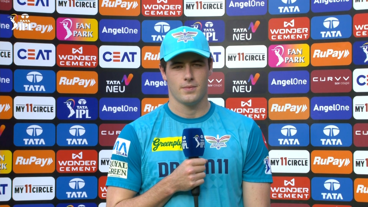 IPL 2025 M64: GT vs LSG - William O’Rourke Interview background