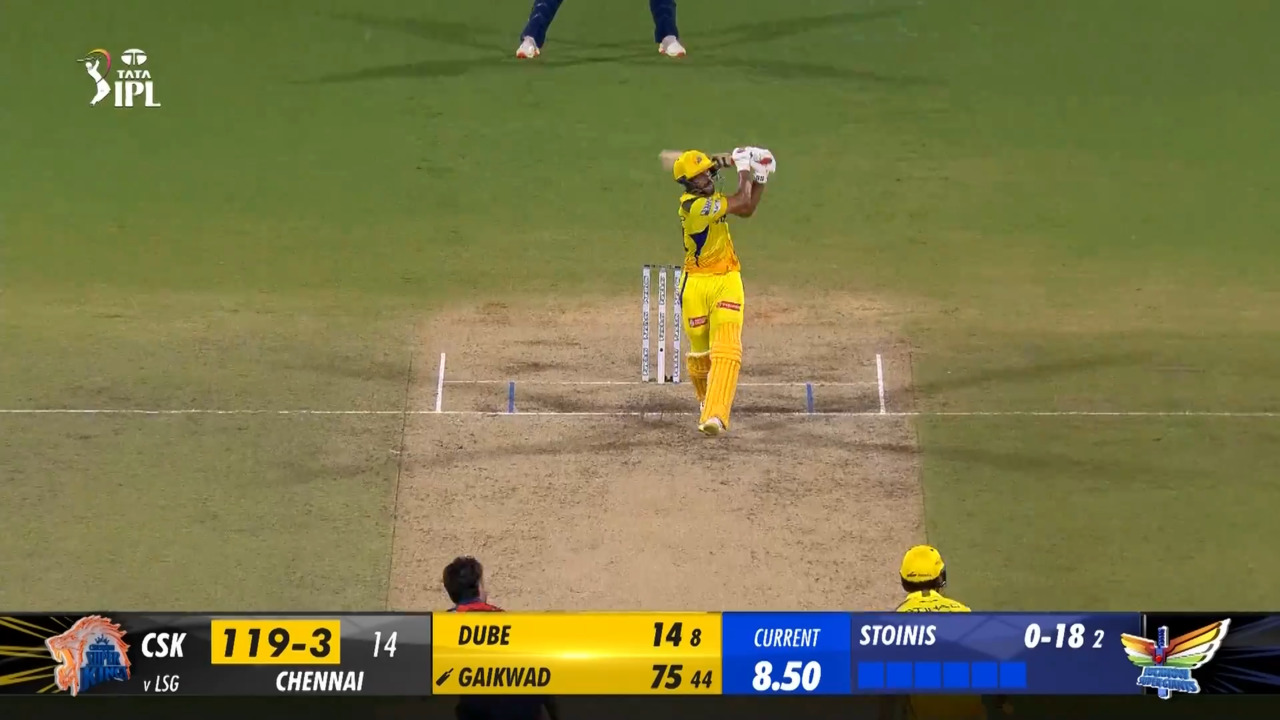 M39: CSK vs LSG – Ruturaj Gaikwad Six