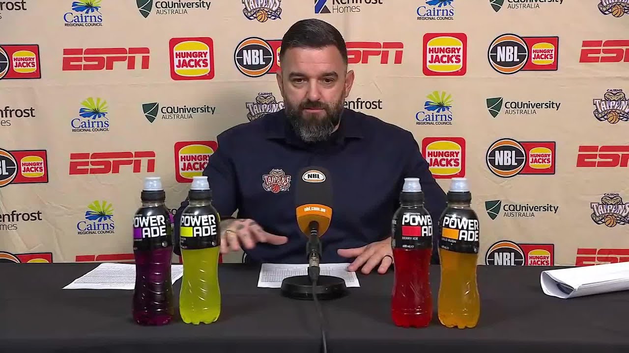 Adam Forde press conference vs Brisbane Bullets - Round 20, NBL26