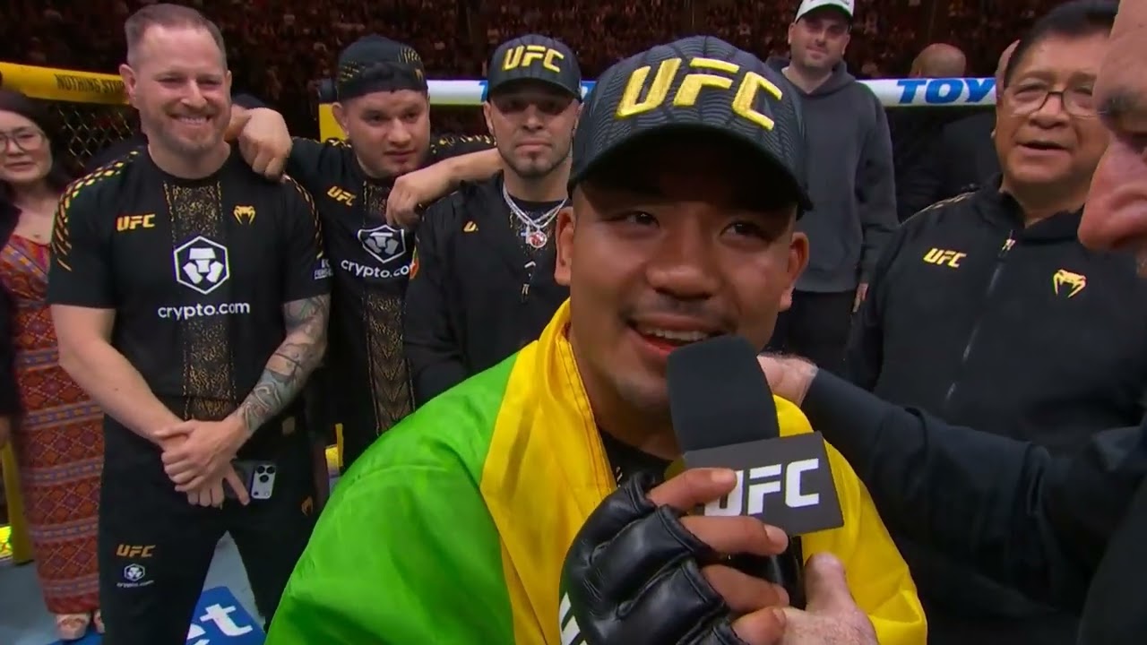 UFC 328: Джошуа Ван - Слова после боя