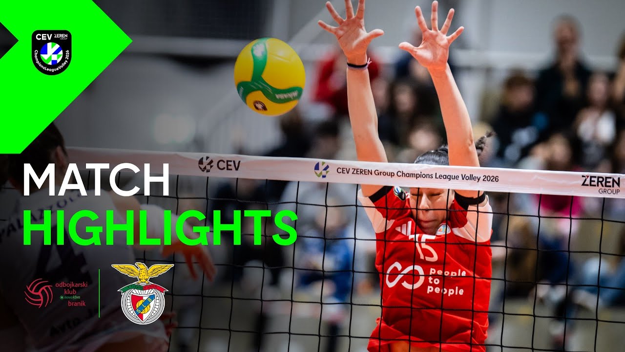 Highlights | OTP Banka Branik MARIBOR vs. Sport LISBOA e Benfica | CEV Champions League Volley 2026