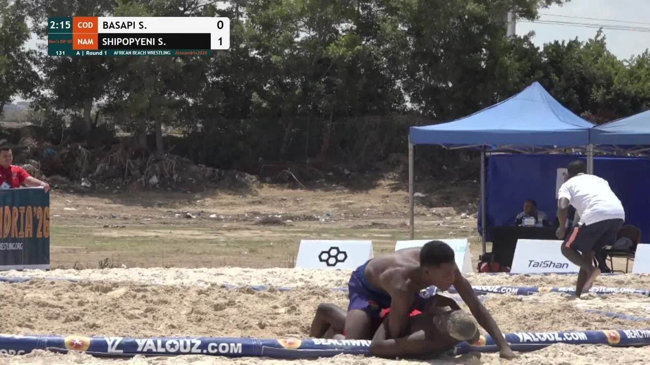 Sibiyi Tresor BASAPI (COD) vs. Shithigona Lisias SHIPOPYENI (NAM) • A | Round 1 • Men's BW 60Kg