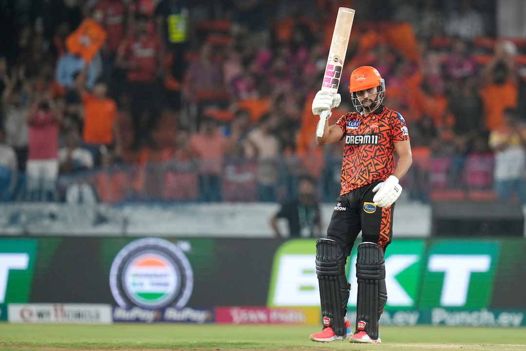 Nitish Kumar Reddy's flourishing 76*(42) background