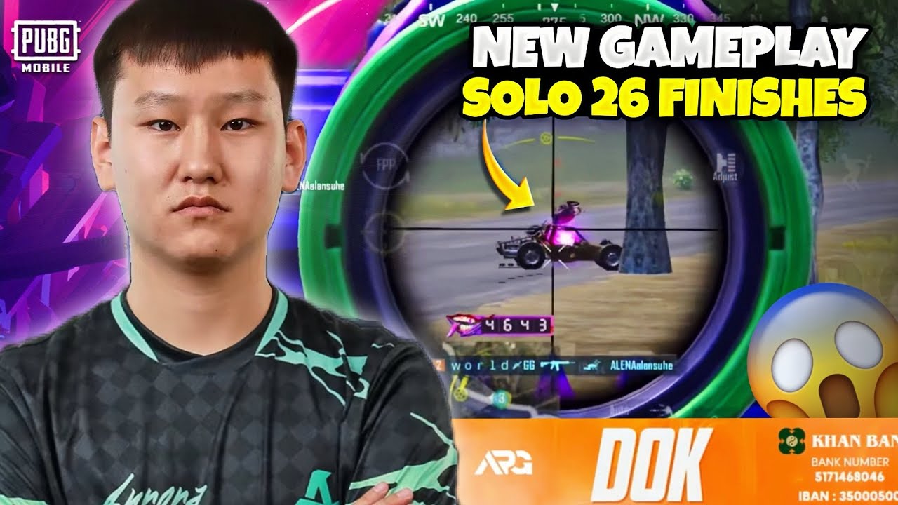 PUBG MONGOLIA😱SOLO 26 Finishes in Ultimate Royal New Gameplay | AURORA DOKK