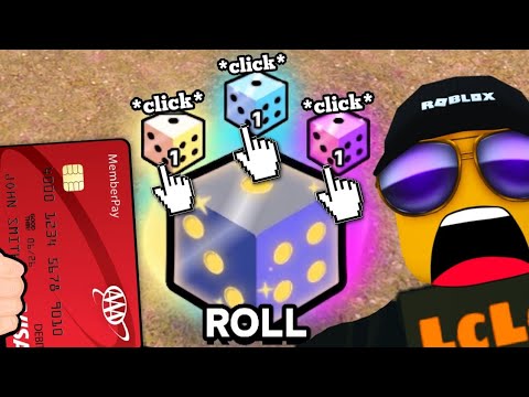 i COMBINED my DICE for WORLDS BEST LEADERBOARD ROLL in SLIME RNG ROBLOX