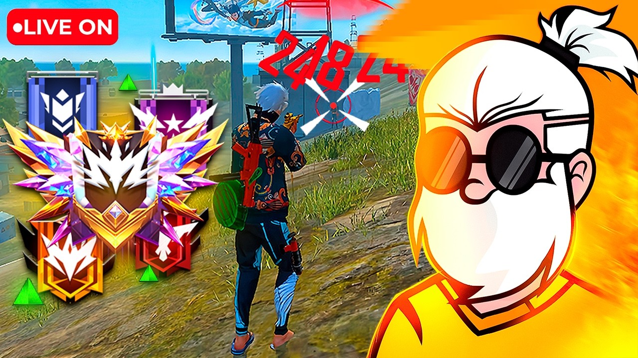 FREE FIRE AO VIVO 🔴 DO OURO AO DESAFIANTE SOLO VS SQUAD TOP GLOBAL DE ABATES 🔴 YELLOWTV AO VIVO