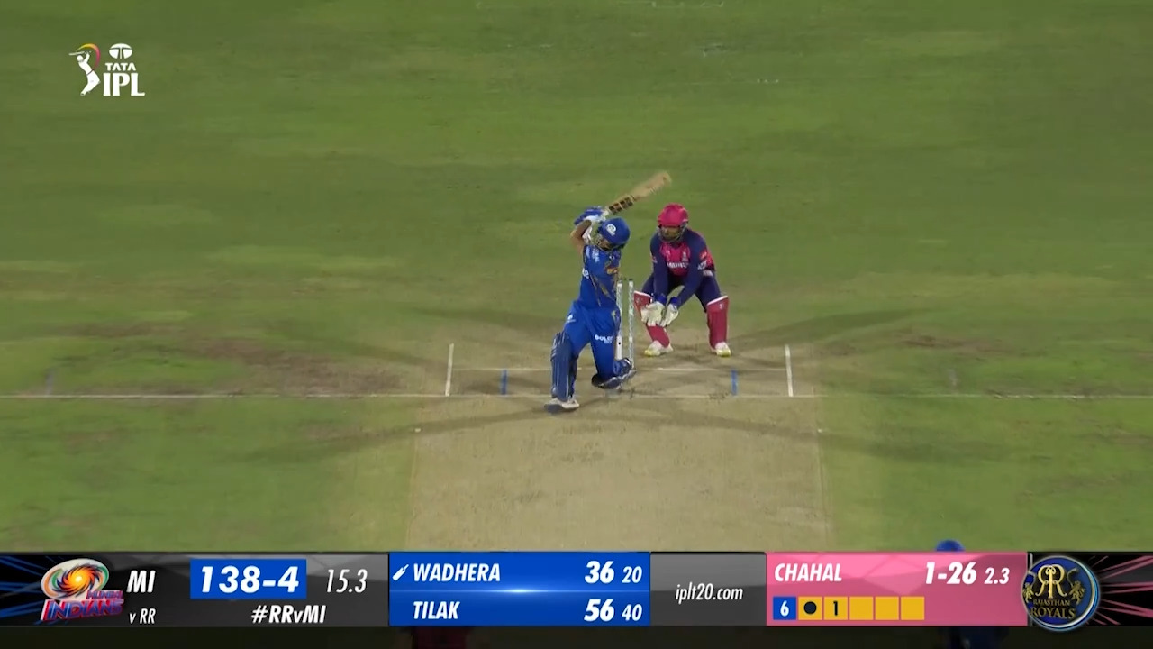M38: RR vs MI – Nehal Wadera Six