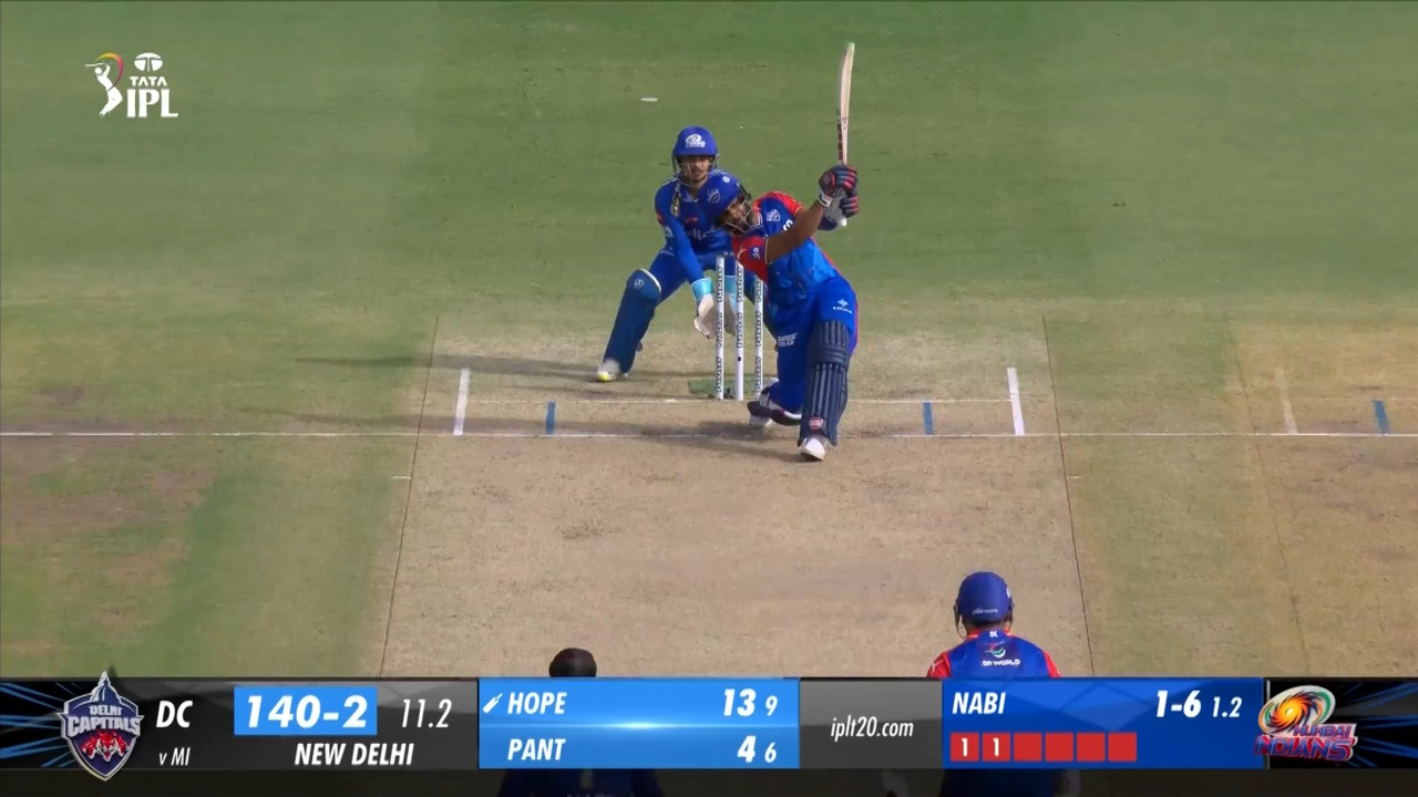 M43: DC vs MI – Shai Hope Six