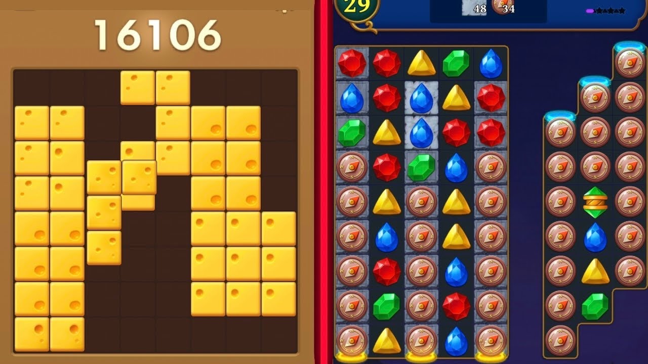 Block Blast Puzzle ๐งฉ VS Jewels Magic ๐โจ All Levels Satisfying Gameplay ๐ฎ๐ฅ