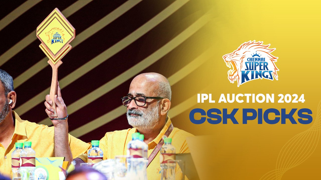2024 IPL Player Auction - Chennai Super Kings background