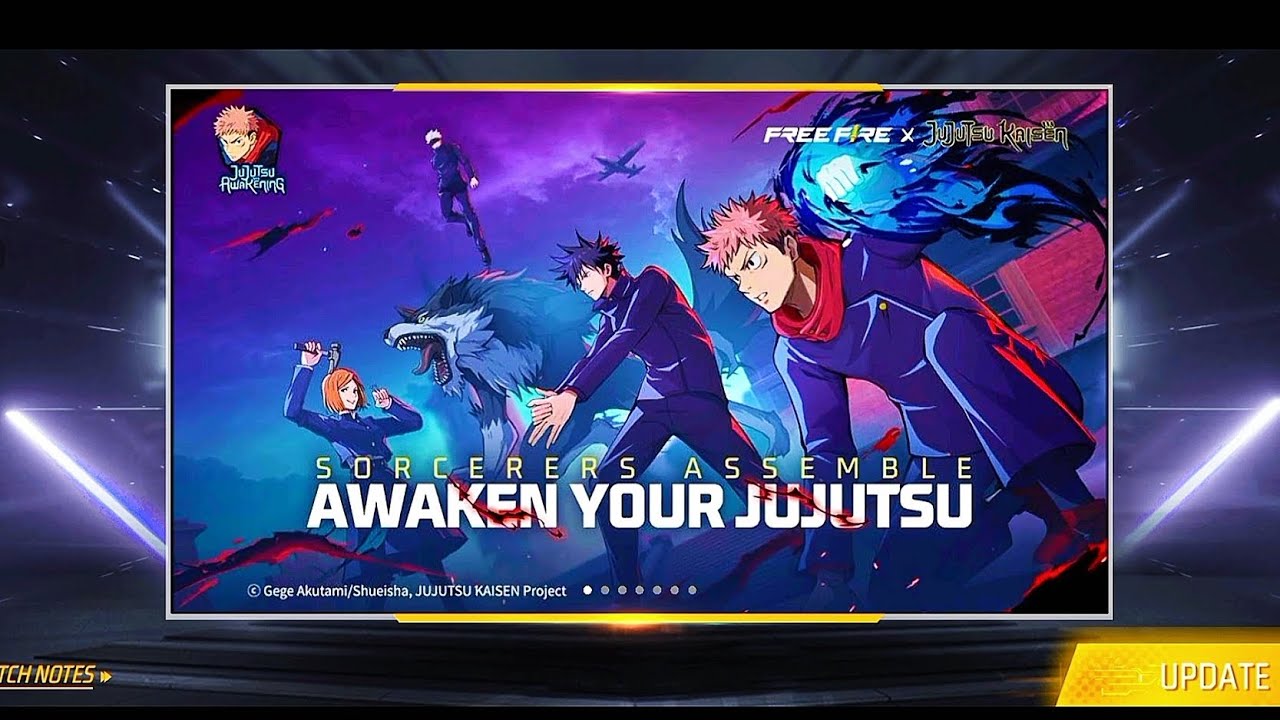 Freefire x Jujutsu ๐ฅ All New free Claimable Rewards Review ๐ฐ background