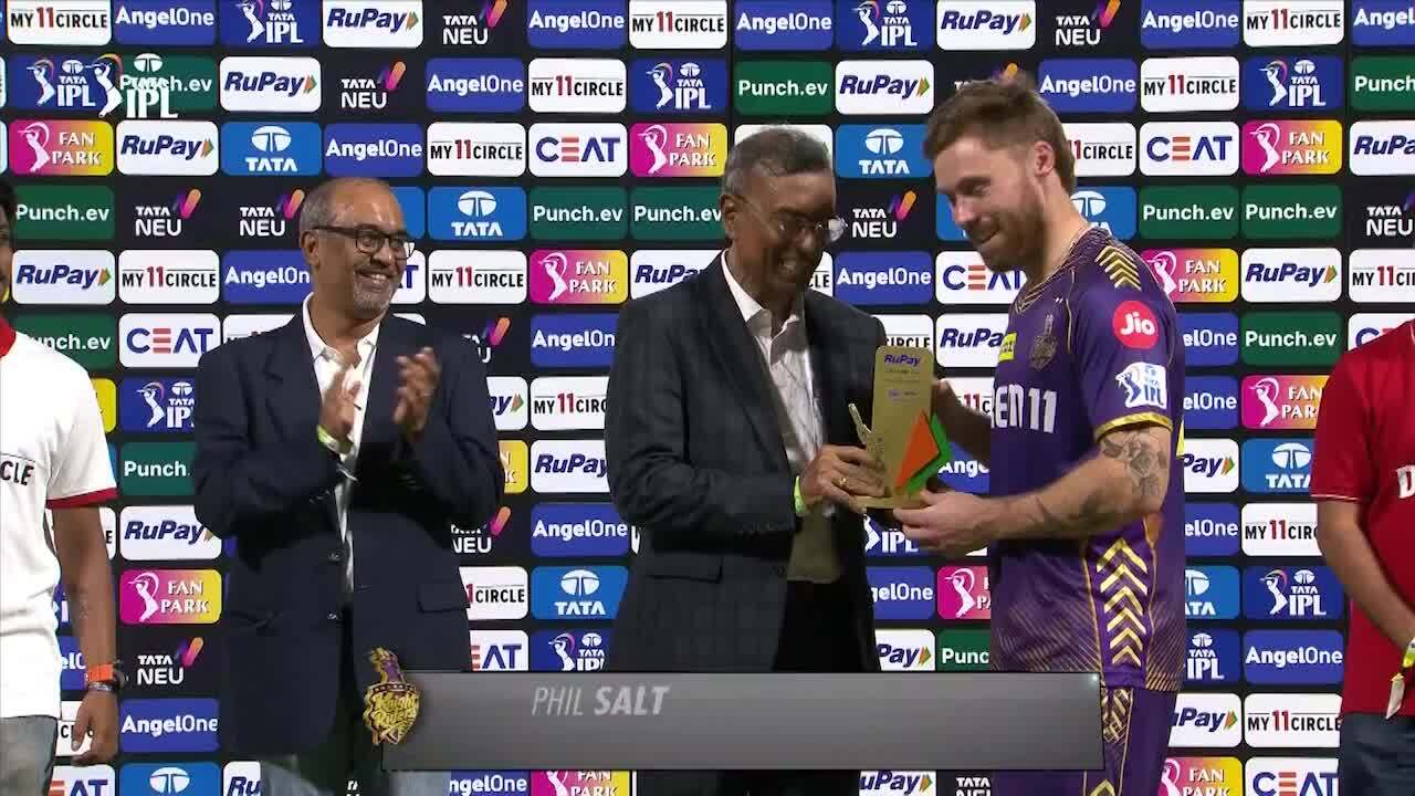 M47: KKR vs DC – RuPay On-The-Go 4s of the Match – Phil Salt