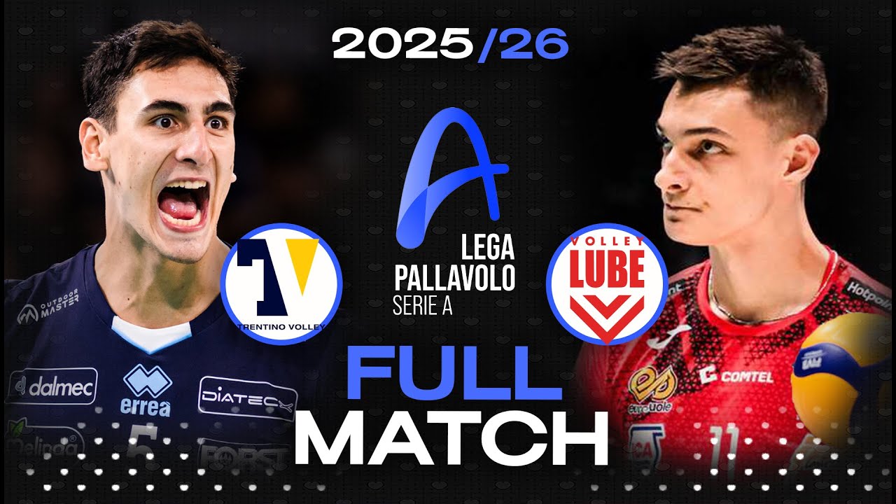 Nikolov on fire 🔥 | Lube vs. Trentino | Superlega 25/26 - Full Volleyball Match - Matchday 3