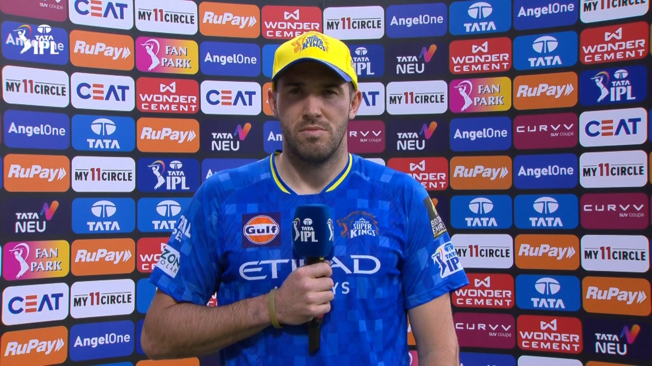 IPL 2025 M38: MI vs CSK - Jamie Overton Interview background