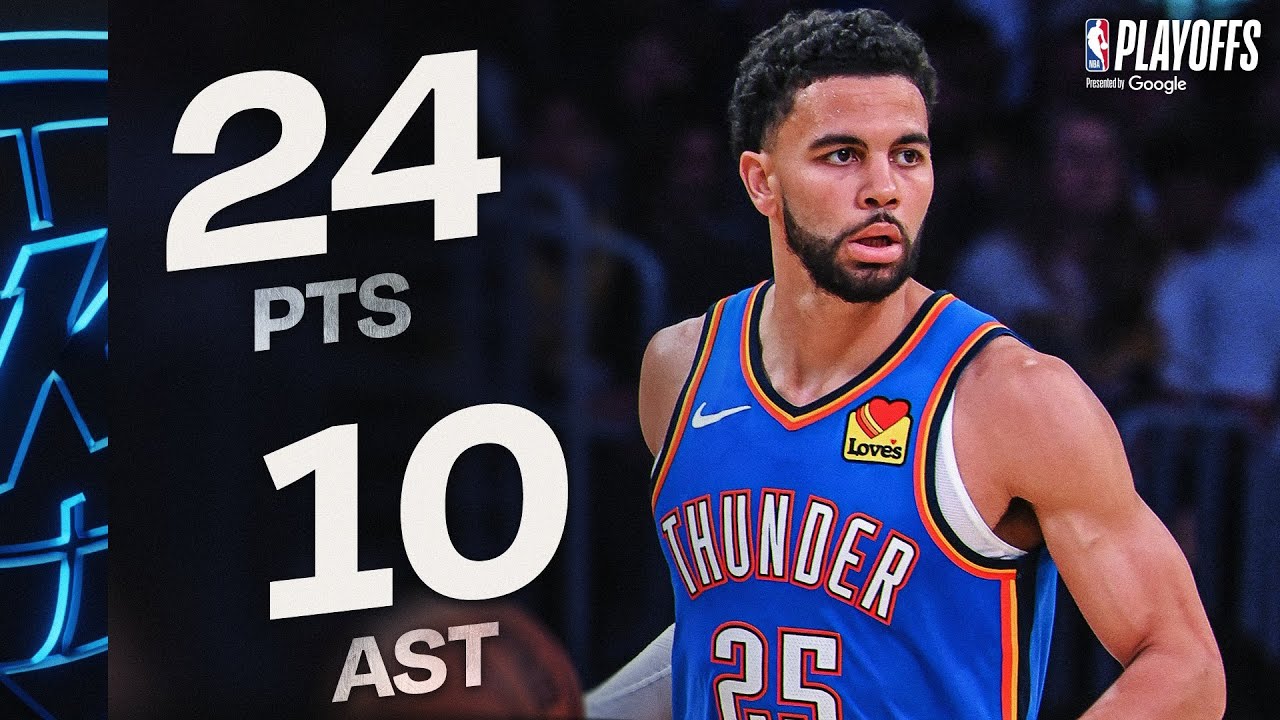 Ajay Mitchell BREAKS OUT For Playoff CAREER-HIGH 24 PTS & 10 AST In Game 3 vs Lakers | May 9, 2026