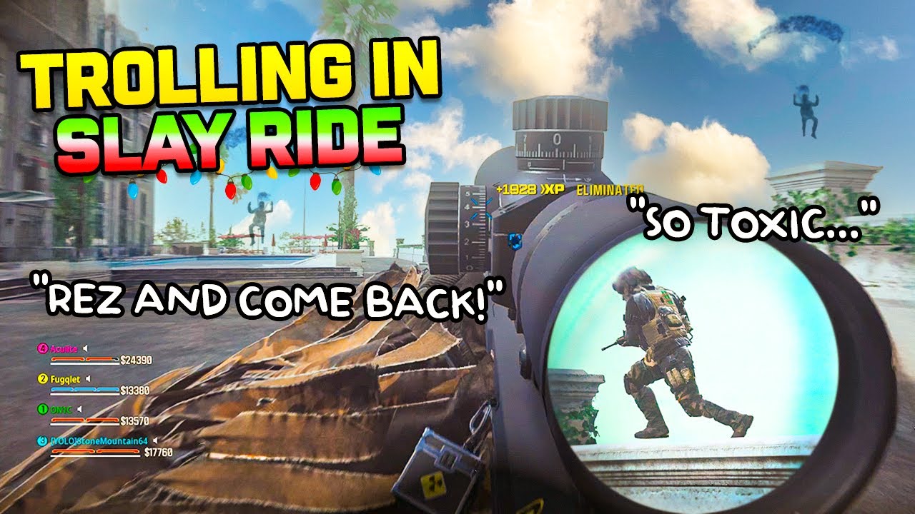 Trolling Teams in Slay Ride Resurgence background