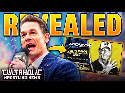 John Cena's 'History-Making' Backlash Announcement Revealed | Roman Reigns UPSET with WWE?