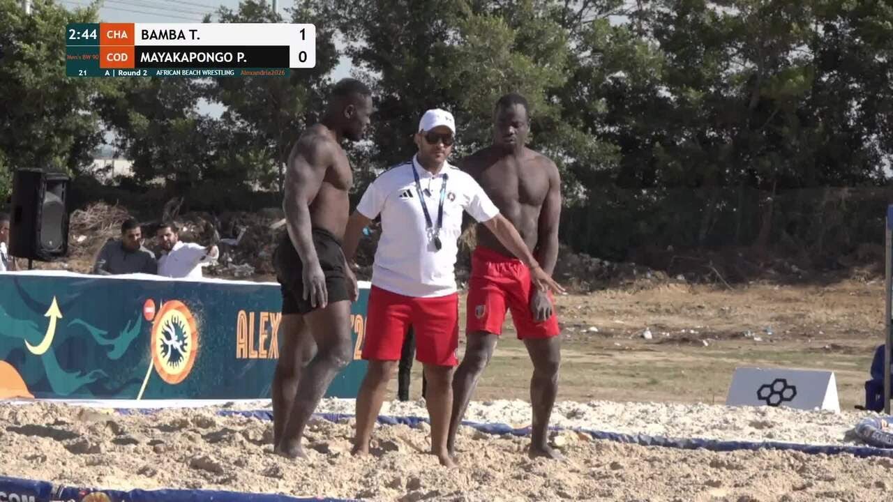 Tiwisna Dah BAMBA (CHA) vs. Pierrot Kabuanga MAYAKAPONGO (COD) • A | Round 2 • Men's BW 90Kg
