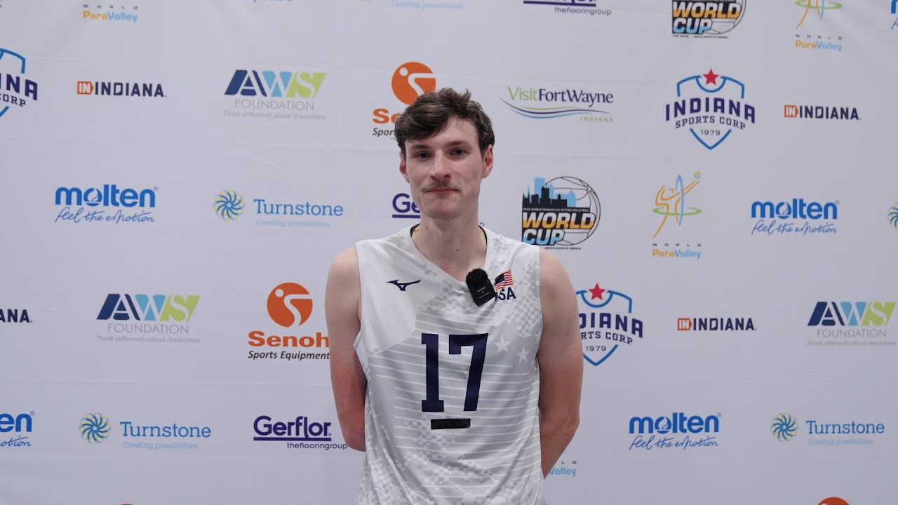 Zach Upp | 2025 WPV Sitting World Cup USA vs KAZ Post-match Interview | USA Volleyball