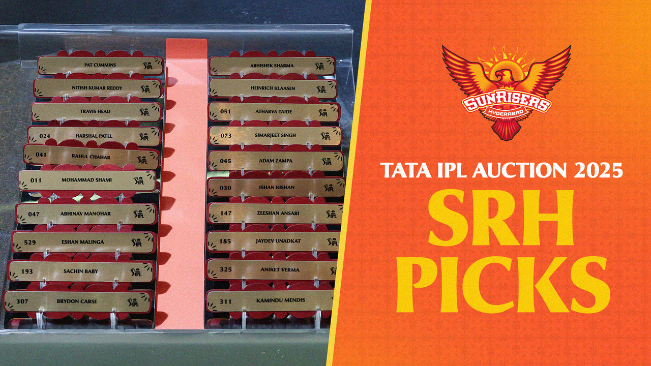 TATA IPL Player Auction 2025 - Sunrisers Hyderabad