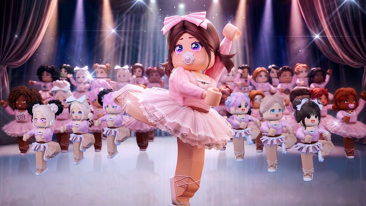 💥 Pony Wins a Gold Medal at a BALLET Competition | Roblox Roleplay background